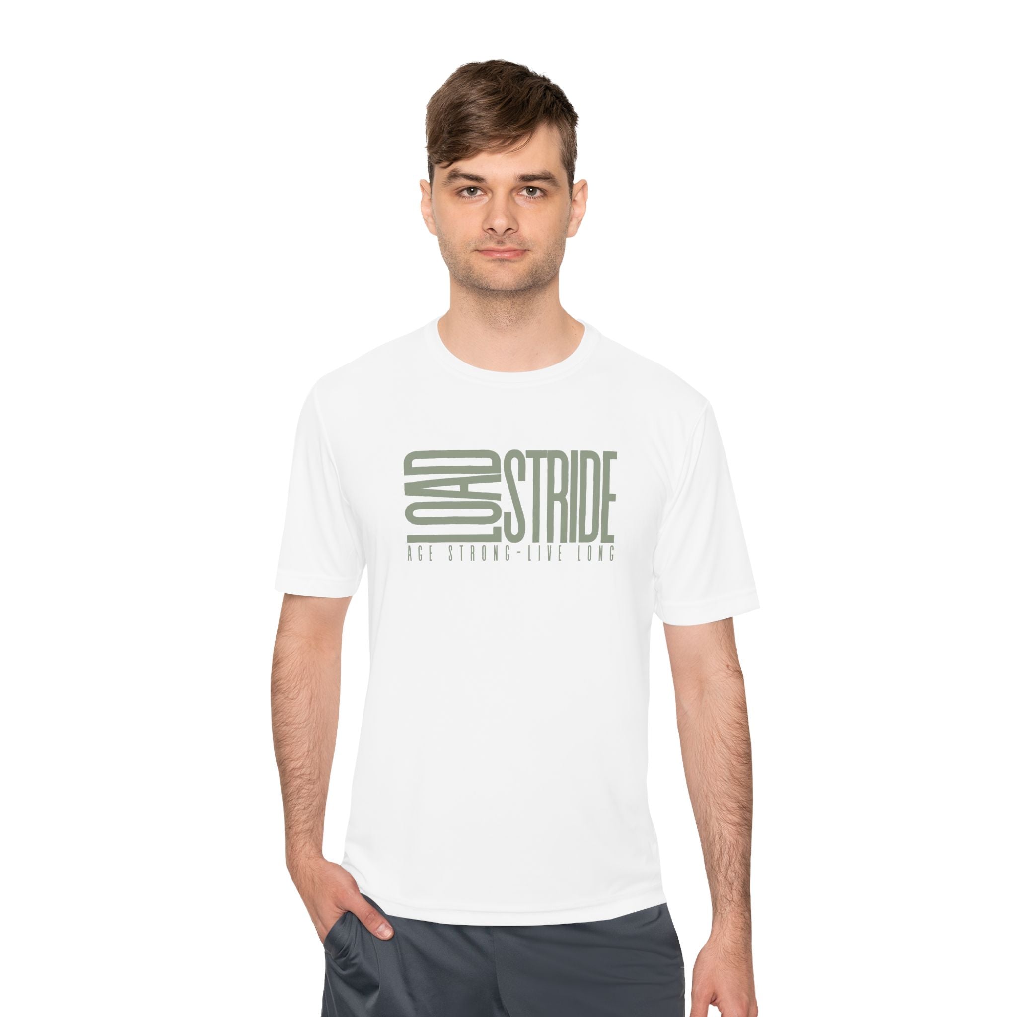 LoadStide Rugged Outdoor Performance Tee, Activewear for Athletes, Great for Rucking, Camping, Gym Workouts, Unisex Moisture Wicking Shirt