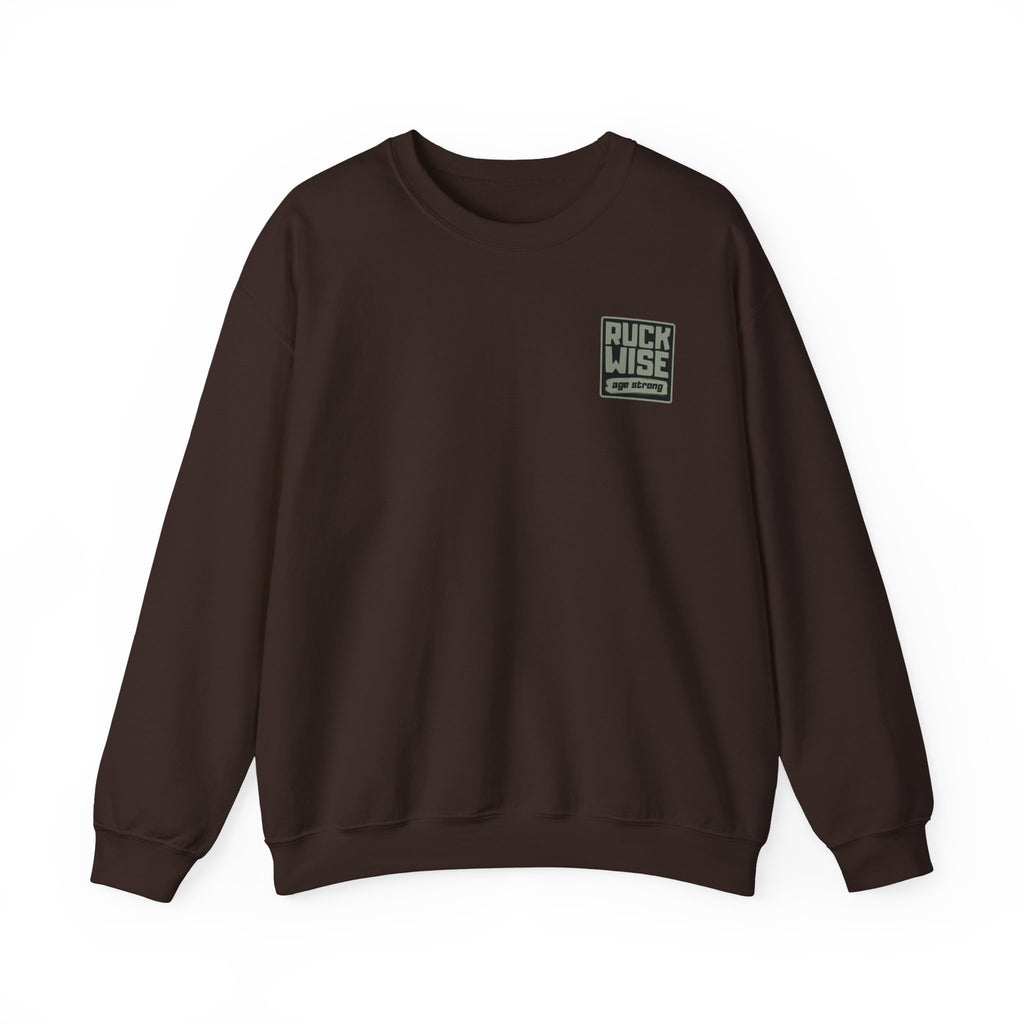 RuckWise Unisex Crewneck Sweatshirt - Cozy Casual Wear, Gift for Him or Her, Ideal for Everyday Style, Perfect for Warm Layers, Streetwear