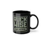 Black Coffee Mug, 11oz, Rustic Coffee Cup, Gift for Coffee Lovers, Home Office Mug, Funny Coffee Mug, Unique Kitchen Decor