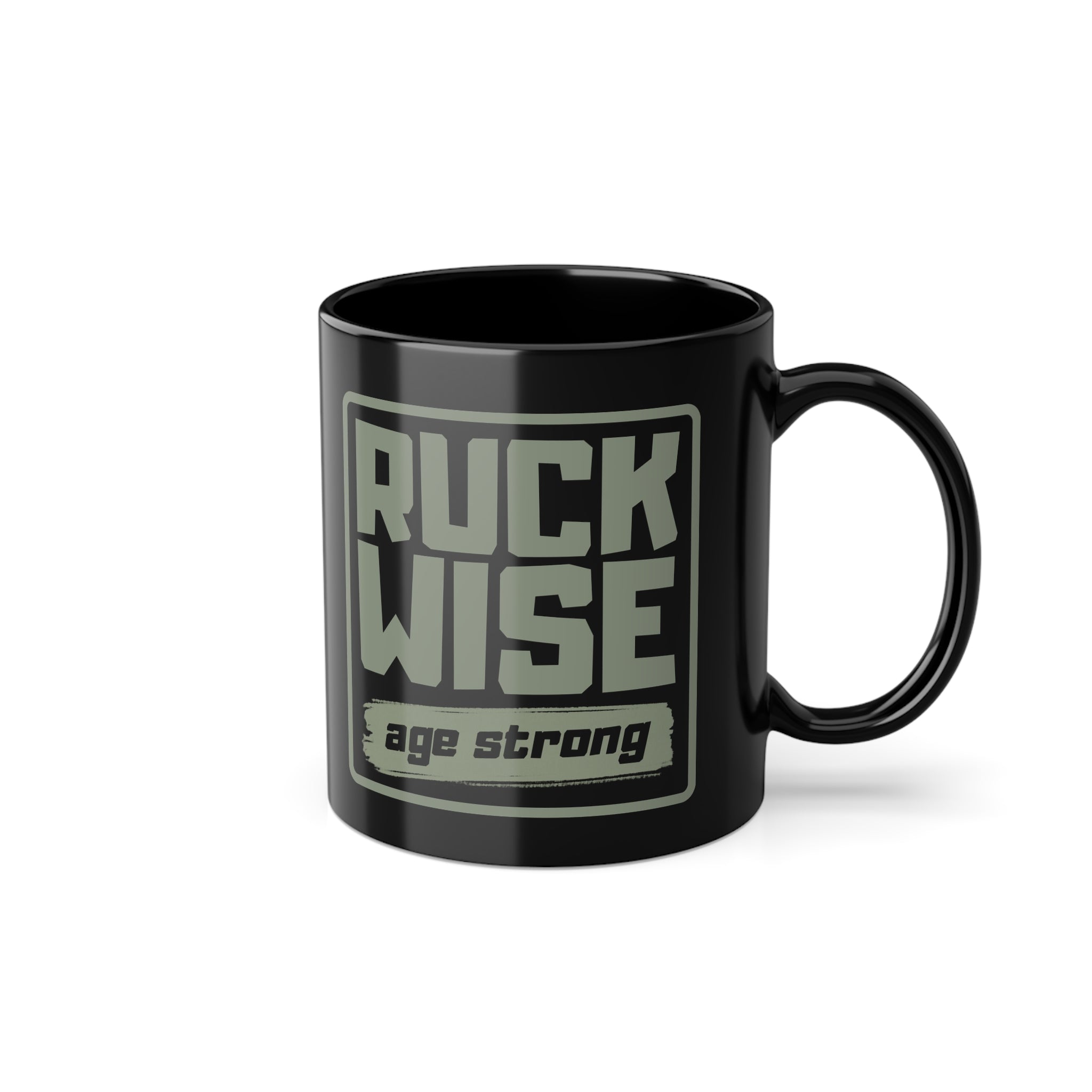 Black Coffee Mug, 11oz, Rustic Coffee Cup, Gift for Coffee Lovers, Home Office Mug, Funny Coffee Mug, Unique Kitchen Decor