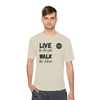 LoadStride Slogan Rugged Outdoor Performance Tee, Activewear for Athletes, Great for Rucking, Camping, Gym Workouts, Unisex Moisture Wicking Shirt