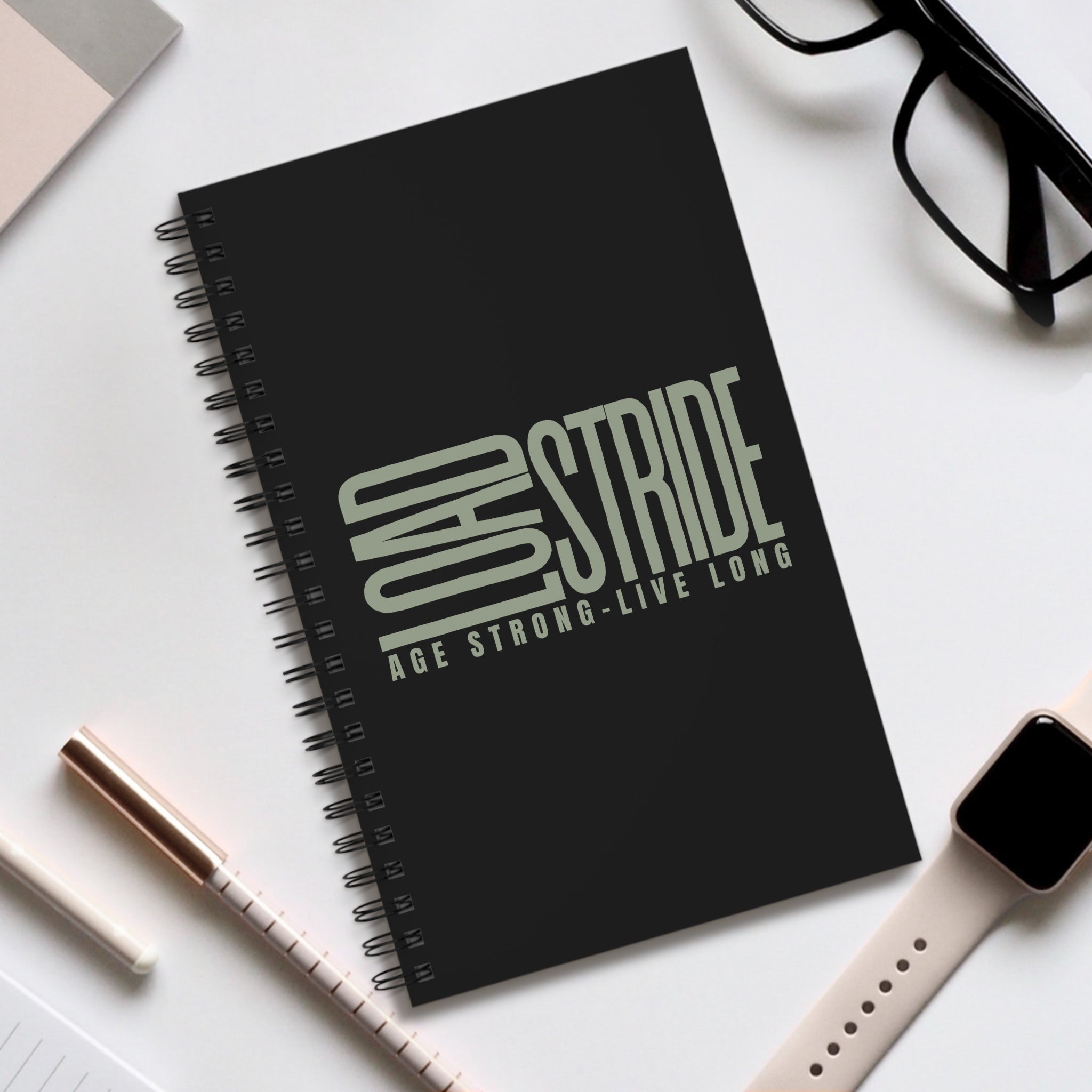 LoadStride Spiral Journal -  Motivational Journal for Fitness Enthusiasts, Perfect for Goal Setting, Gift for Athletes, Fitness [...]