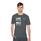RockWise White Slogan Rugged Outdoor Performance Tee, Activewear for Athletes, Great for Rucking, Camping, Gym Workouts, Unisex Moisture Wicking Shirt