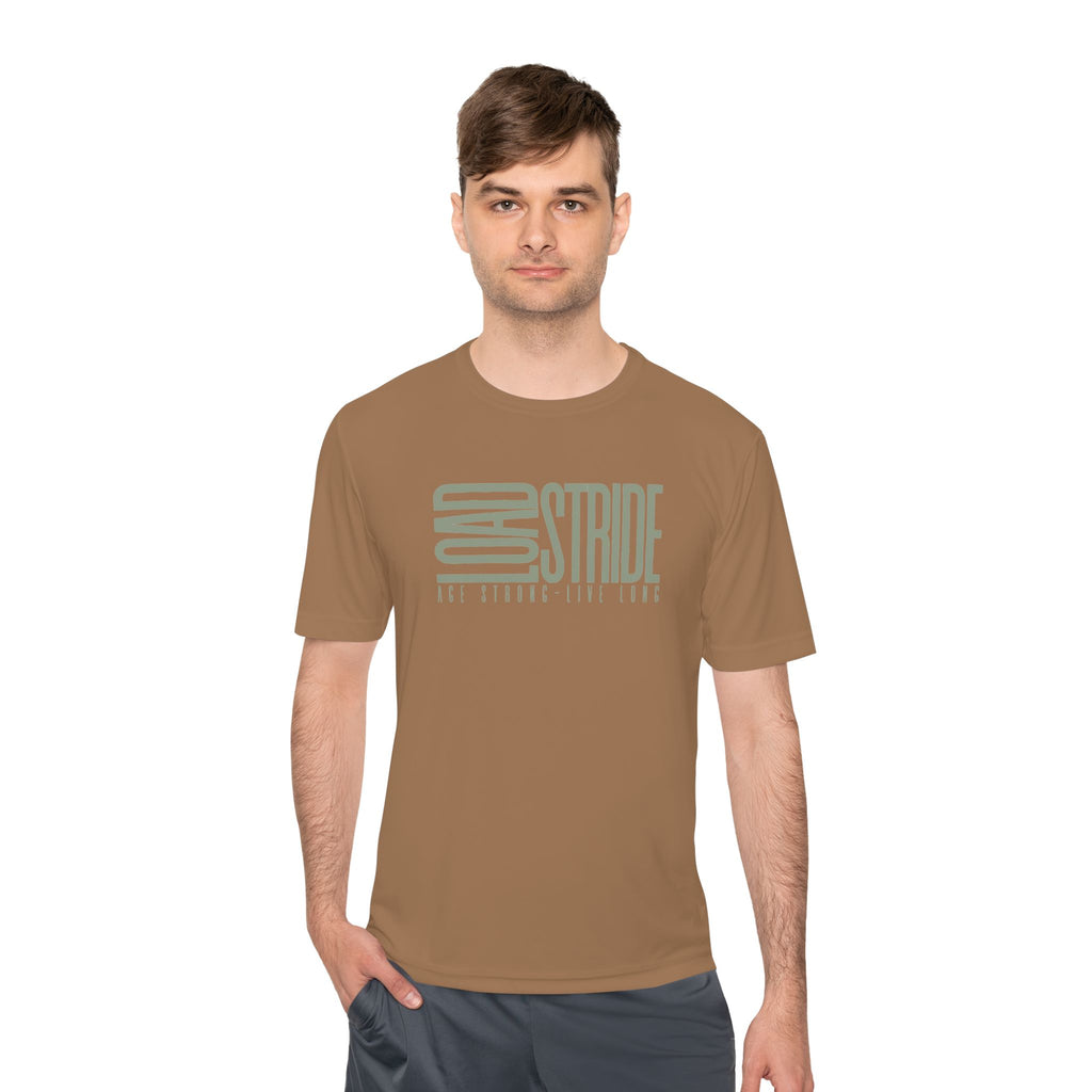 LoadStide Rugged Outdoor Performance Tee, Activewear for Athletes, Great for Rucking, Camping, Gym Workouts, Unisex Moisture Wicking Shirt
