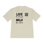 RockWise Slogan Rugged Outdoor Performance Tee, Activewear for Athletes, Great for Rucking, Camping, Gym Workouts, Unisex Moisture Wicking Shirt