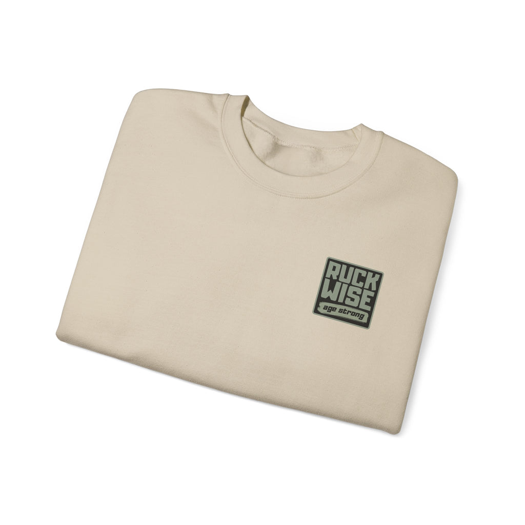RuckWise Unisex Crewneck Sweatshirt - Cozy Casual Wear, Gift for Him or Her, Ideal for Everyday Style, Perfect for Warm Layers, Streetwear