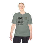 RockWise Slogan Rugged Outdoor Performance Tee, Activewear for Athletes, Great for Rucking, Camping, Gym Workouts, Unisex Moisture Wicking Shirt
