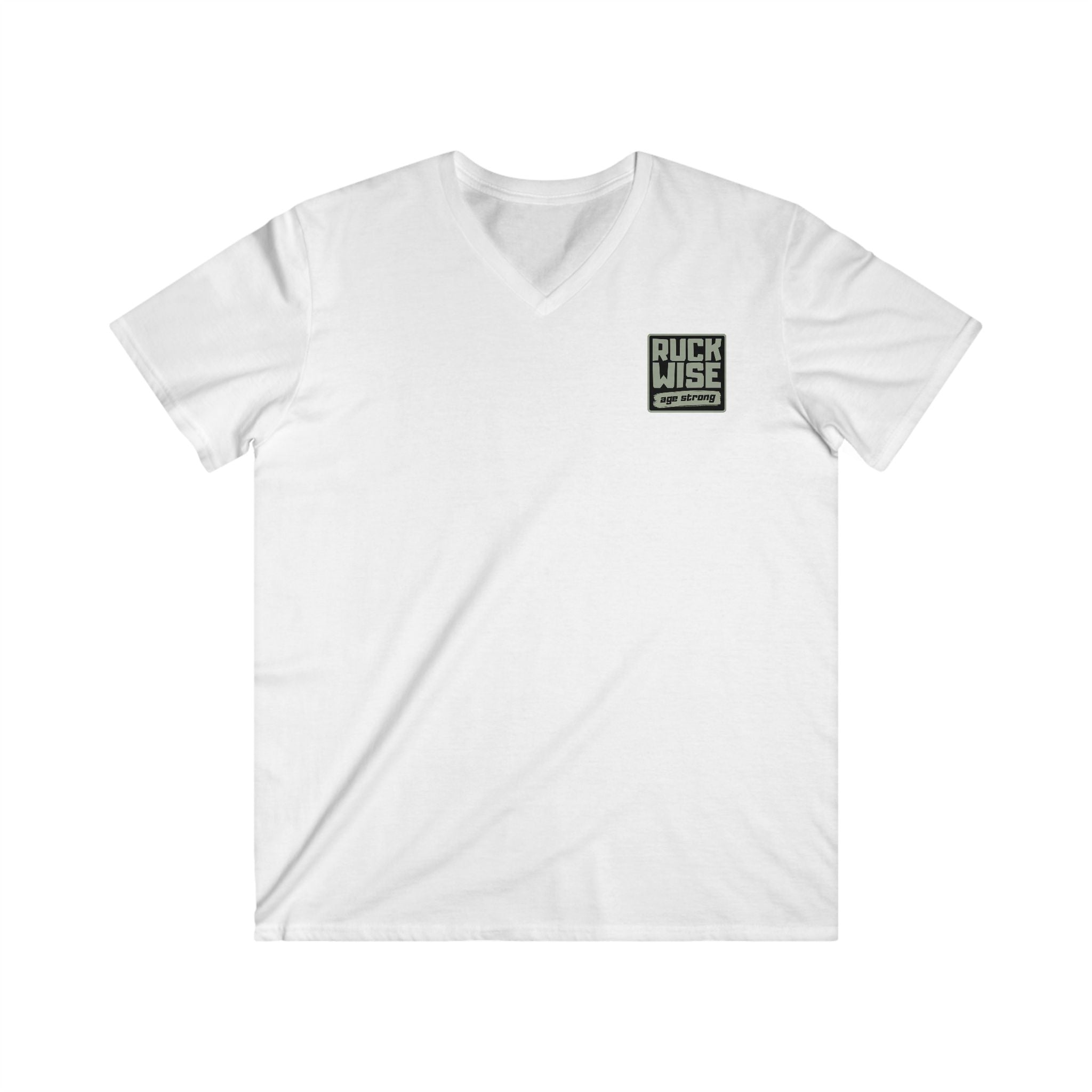RuckWise Rugged Graphic Tee, Ruck Wise V-Neck Shirt, Casual Wear, Outdoor Adventure Apparel, Gift for Him, Men's Activewear