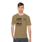 RockWise Slogan Rugged Outdoor Performance Tee, Activewear for Athletes, Great for Rucking, Camping, Gym Workouts, Unisex Moisture Wicking Shirt