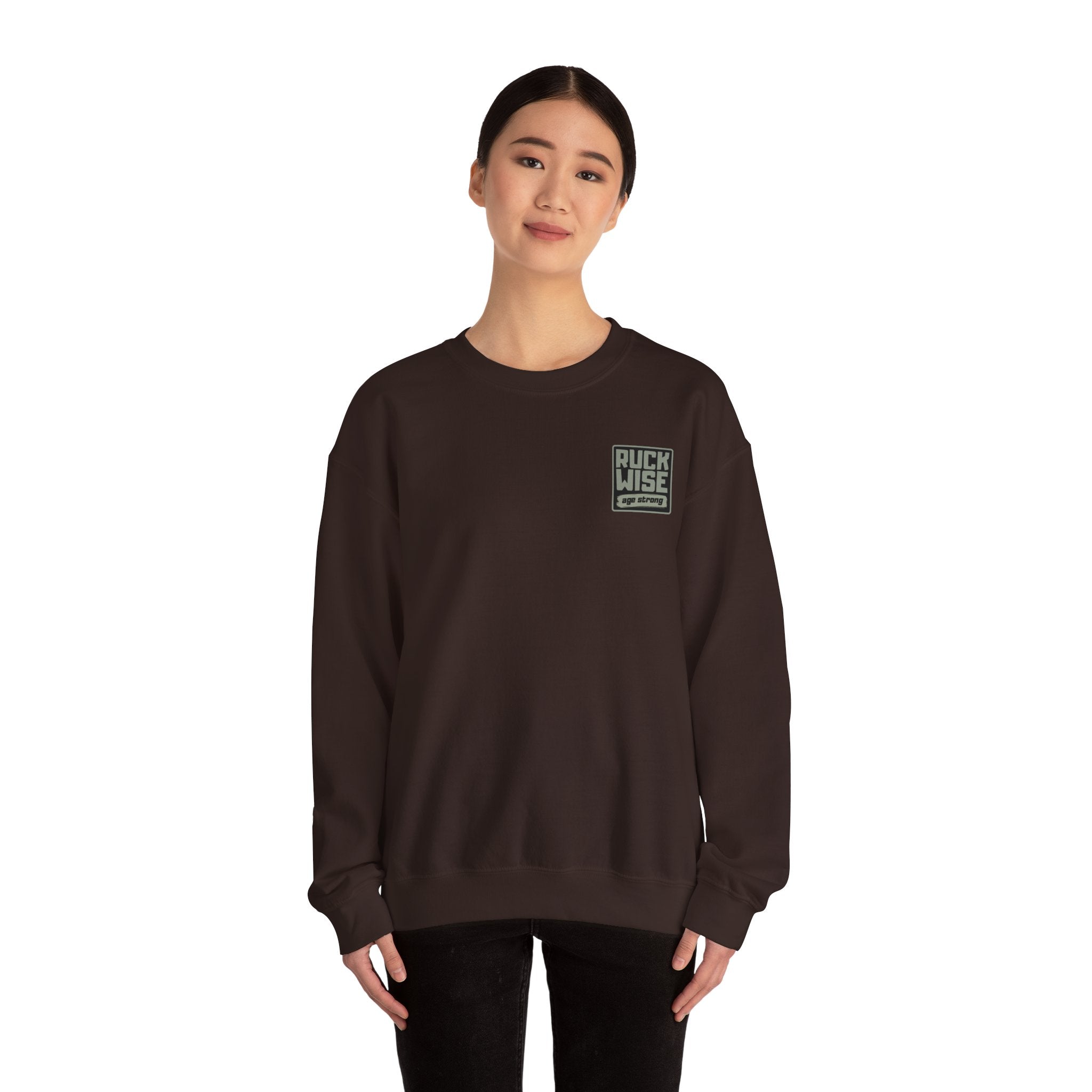 RuckWise Unisex Crewneck Sweatshirt - Cozy Casual Wear, Gift for Him or Her, Ideal for Everyday Style, Perfect for Warm Layers, Streetwear