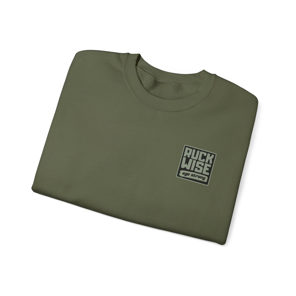 RuckWise Unisex Crewneck Sweatshirt - Cozy Casual Wear, Gift for Him or Her, Ideal for Everyday Style, Perfect for Warm Layers, Streetwear