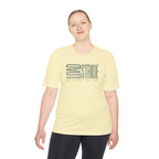 LoadStide Rugged Outdoor Performance Tee, Activewear for Athletes, Great for Rucking, Camping, Gym Workouts, Unisex Moisture Wicking Shirt
