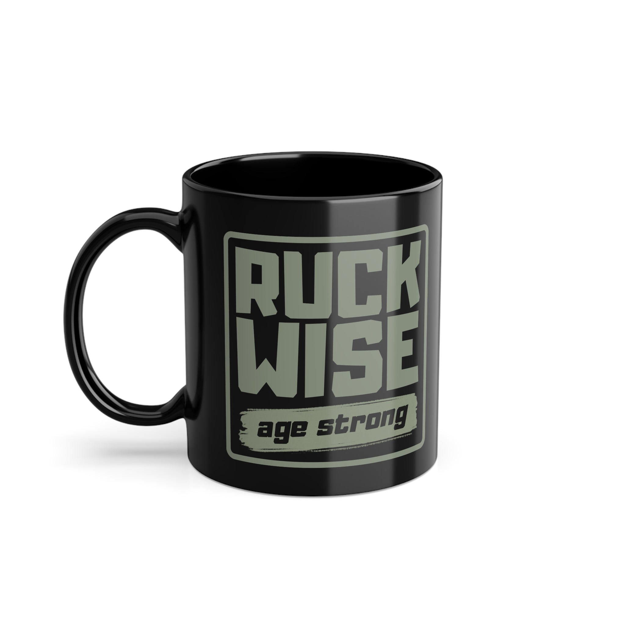 Black Coffee Mug, 11oz, Rustic Coffee Cup, Gift for Coffee Lovers, Home Office Mug, Funny Coffee Mug, Unique Kitchen Decor
