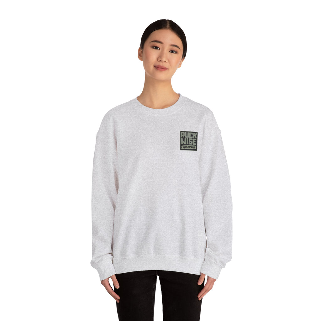 RuckWise Unisex Crewneck Sweatshirt - Cozy Casual Wear, Gift for Him or Her, Ideal for Everyday Style, Perfect for Warm Layers, Streetwear