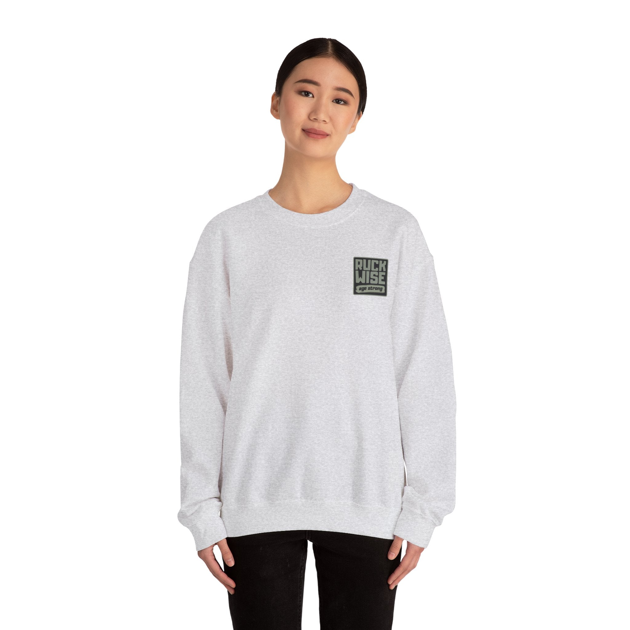 RuckWise Unisex Crewneck Sweatshirt - Cozy Casual Wear, Gift for Him or Her, Ideal for Everyday Style, Perfect for Warm Layers, Streetwear