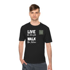 RockWise White Slogan Rugged Outdoor Performance Tee, Activewear for Athletes, Great for Rucking, Camping, Gym Workouts, Unisex Moisture Wicking Shirt