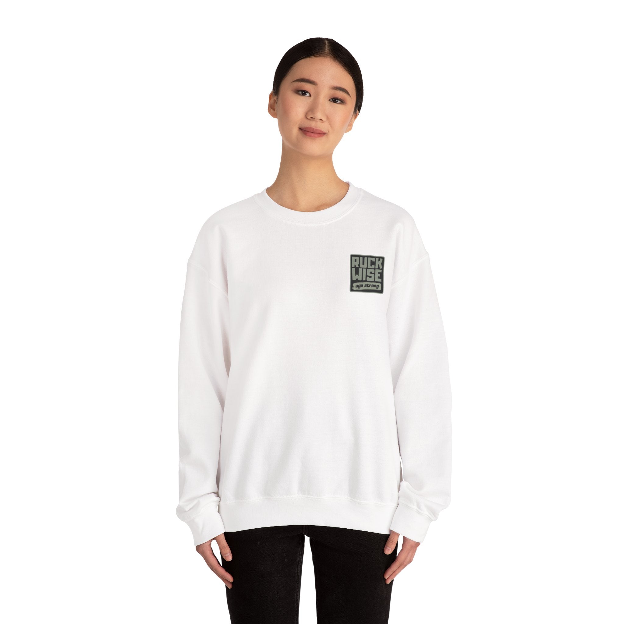 RuckWise Unisex Crewneck Sweatshirt - Cozy Casual Wear, Gift for Him or Her, Ideal for Everyday Style, Perfect for Warm Layers, Streetwear